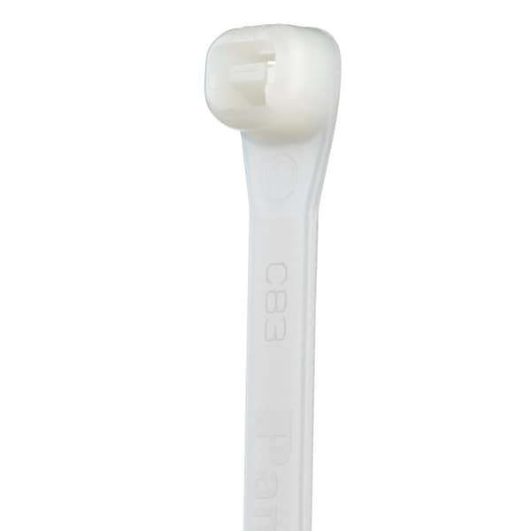 Cable Tie, 18-1/2 in L, 5.20 in Max Bundle Dia., Natural, Nylon 6/6, 175 lb Strength, 50 PK